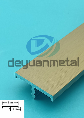 Aluminiowa krawędź szafy Aluminiowe profile T Aluminiowe opasanie krawędzi