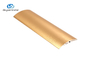6063 Aluminiowa listwa progowa Listwa progowa Wykończenie przejściowe Laminat Płytki dywanowe w kolorze złotym